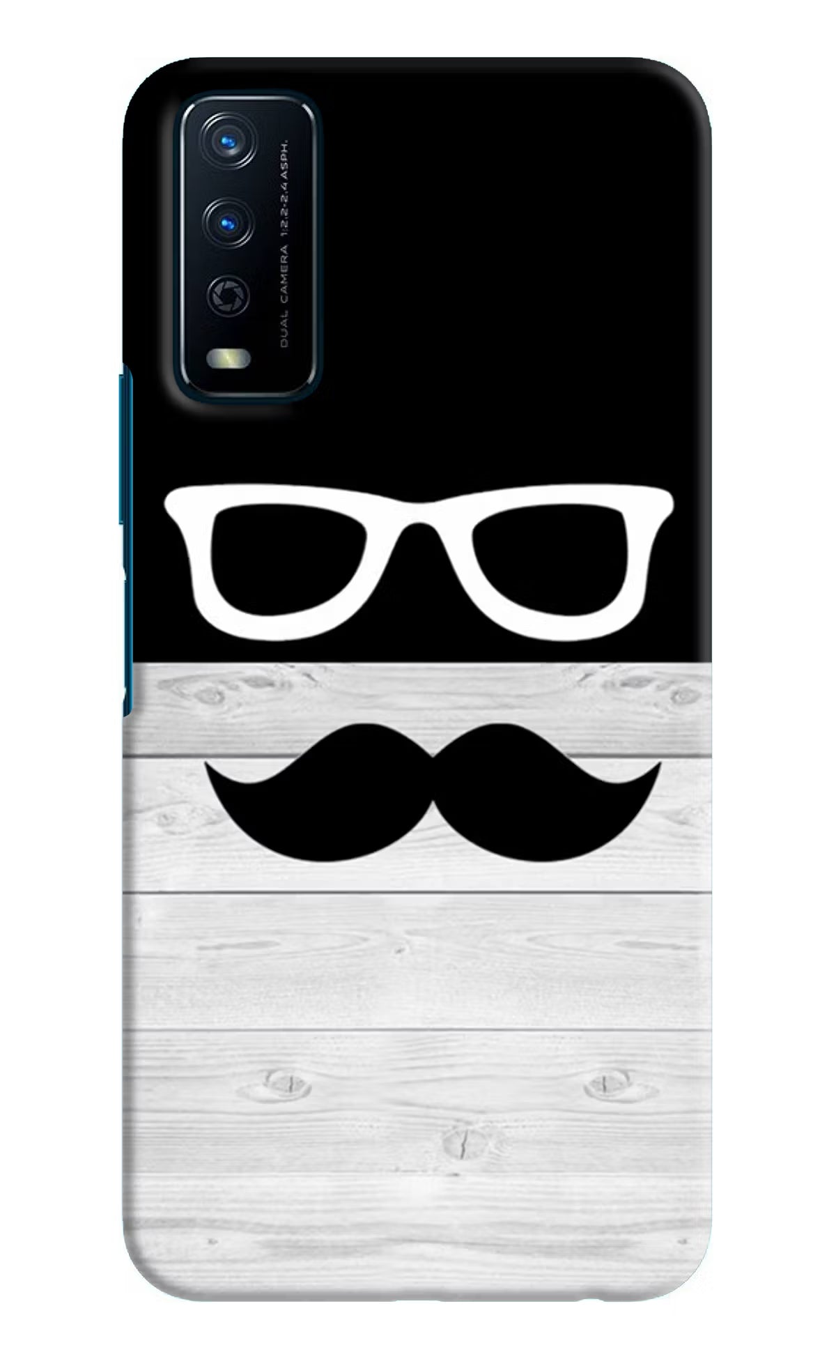 Mustache Vivo Y12s Hard Case Back Cover by Casekaro
