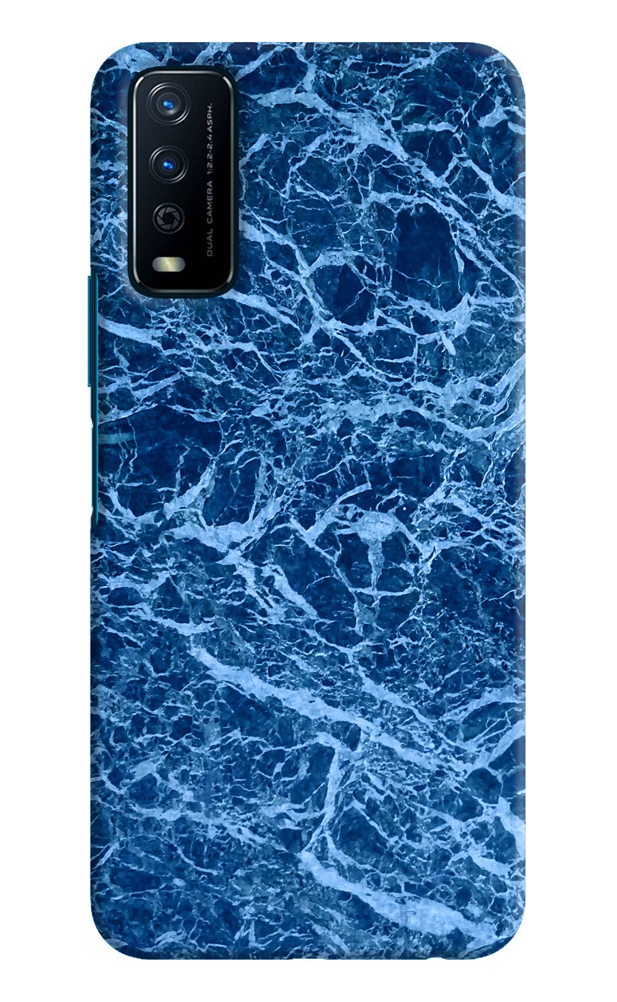 Blue Marble Vivo Y12s Hard Case Back Cover by Casekaro