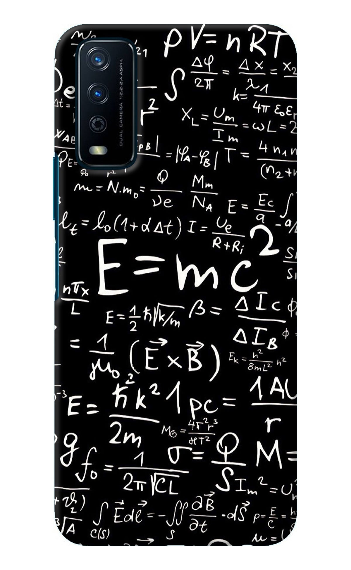 Physics Albert Einstein Formula Vivo Y12s Back Cover