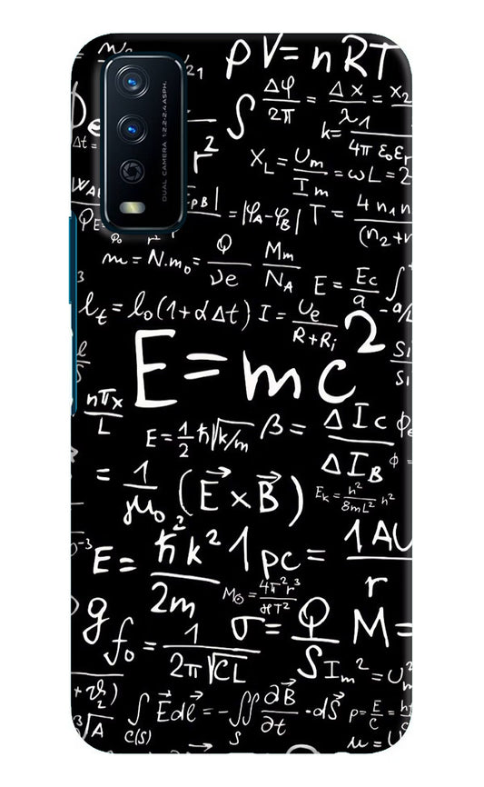 Physics Formula Vivo Y12s Hard Case Back Cover by Casekaro