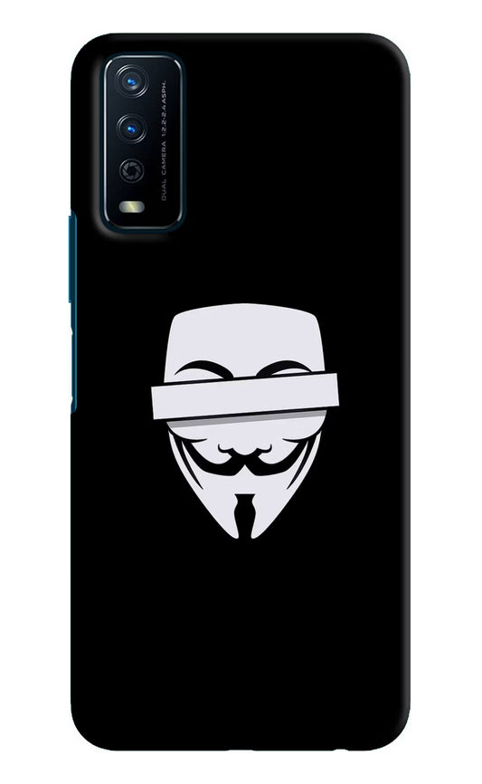 Anonymous Face Vivo Y12s Hard Case Back Cover by Casekaro