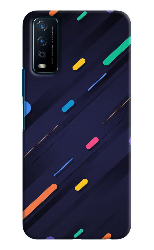 Abstract Design Vivo Y12s Hard Case Back Cover by Casekaro