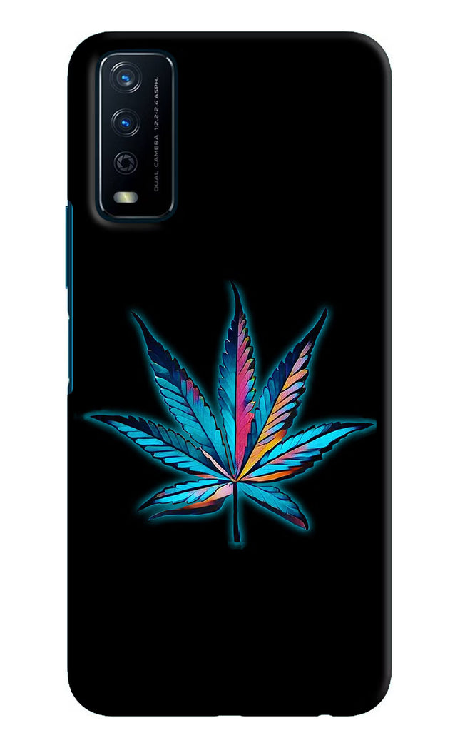 Weed Vivo Y12s Hard Case Back Cover by Casekaro