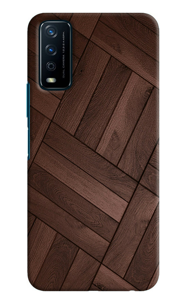 Wooden Texture Design Vivo Y12s Hard Case Back Cover by Casekaro