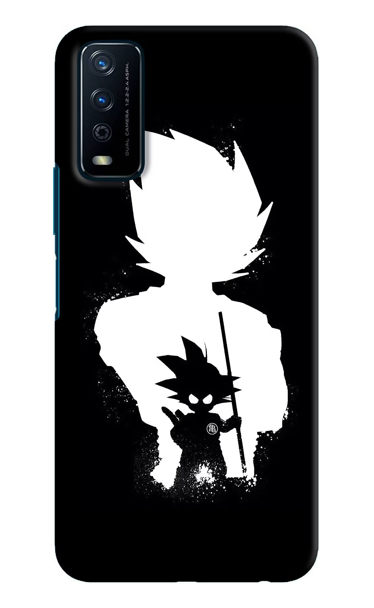 Goku Shadow Vivo Y12s Hard Case Back Cover by Casekaro
