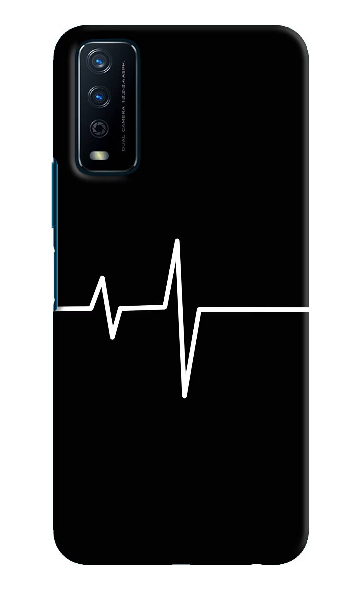 Heart Beats Vivo Y12s Hard Case Back Cover by Casekaro