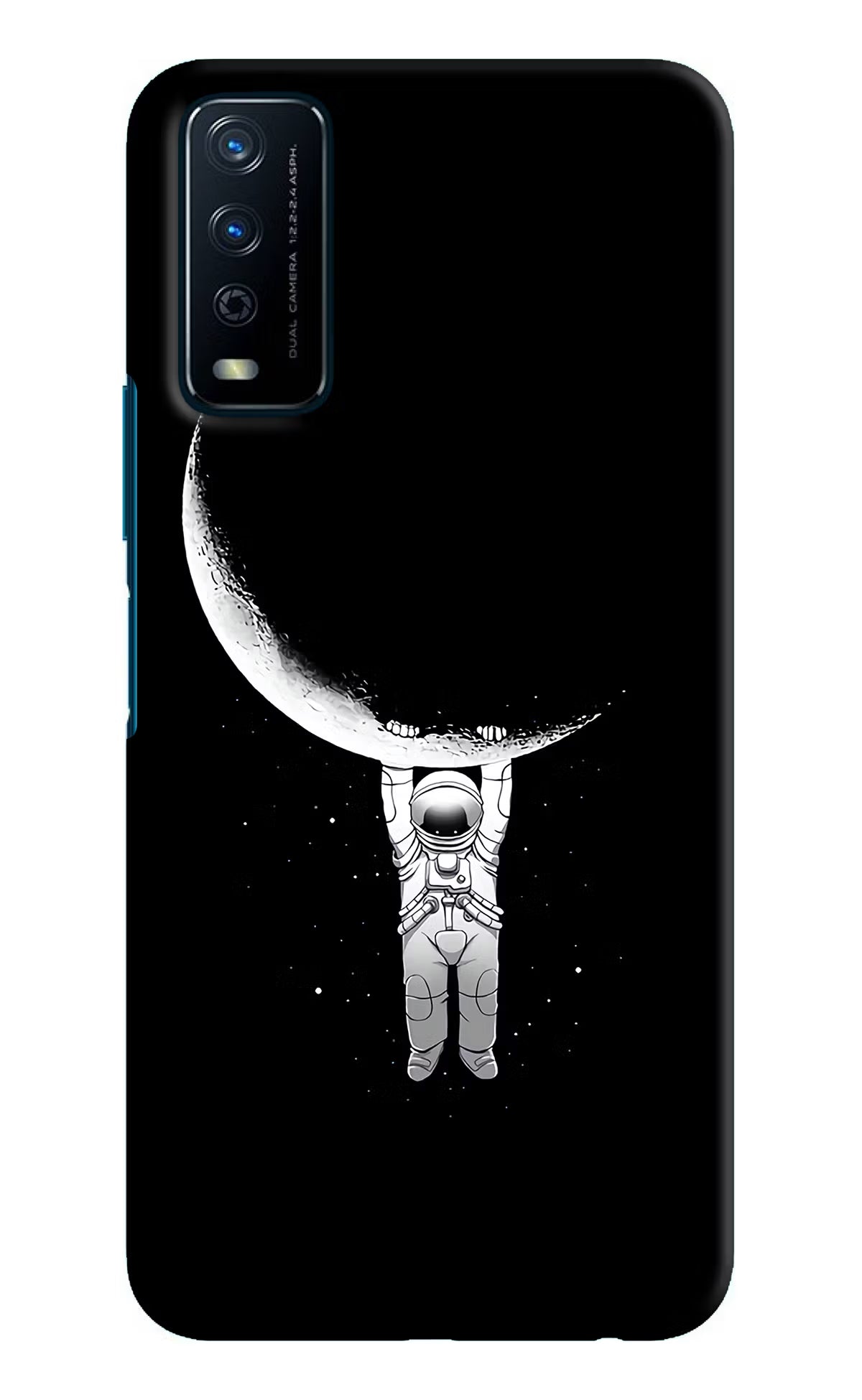 Moon Space Vivo Y12s Hard Case Back Cover by Casekaro