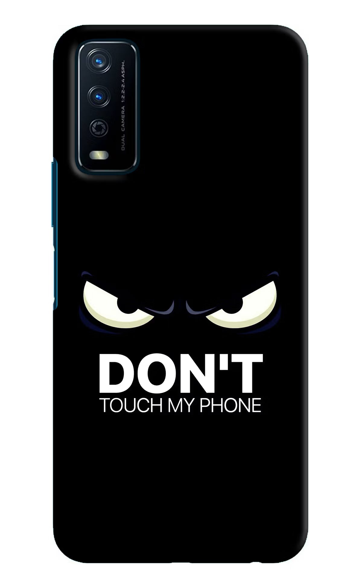 Don'T Touch My Phone Vivo Y12s Hard Case Back Cover by Casekaro