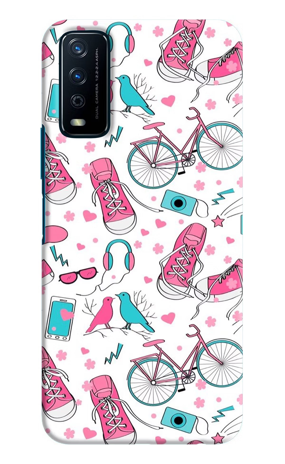 Artwork Vivo Y12s Hard Case Back Cover by Casekaro