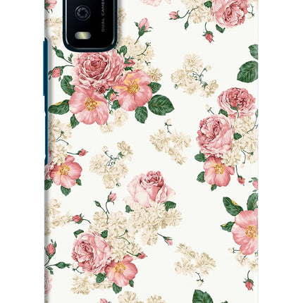Flowers Vivo Y12s Hard Case Back Cover by Casekaro