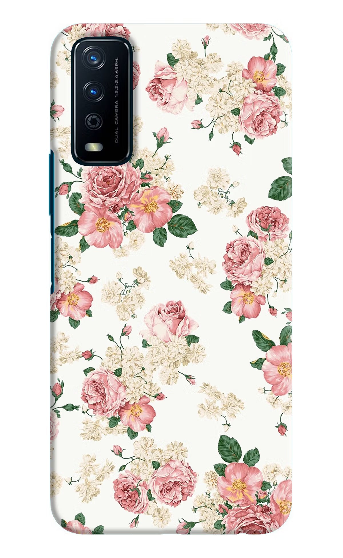 Flowers Vivo Y12s Hard Case Back Cover by Casekaro
