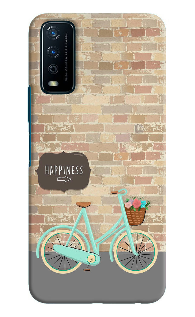 Happiness Artwork Vivo Y12s Hard Case Back Cover by Casekaro