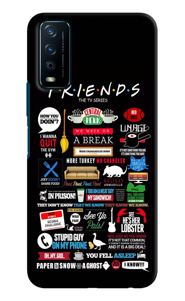 FRIENDS Vivo Y12s Hard Case Back Cover by Casekaro