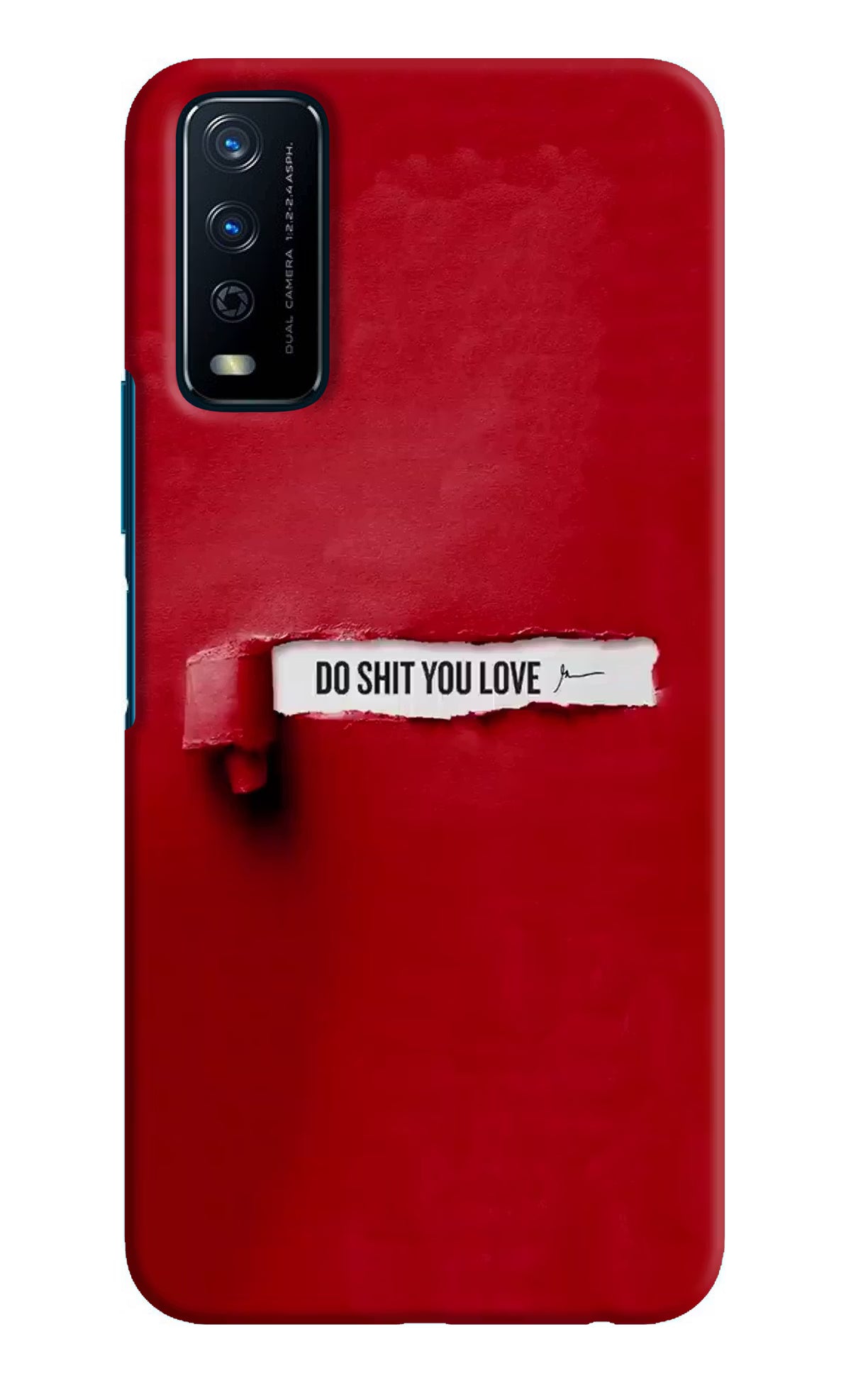 Do Shit You Love Vivo Y12s Hard Case Back Cover by Casekaro