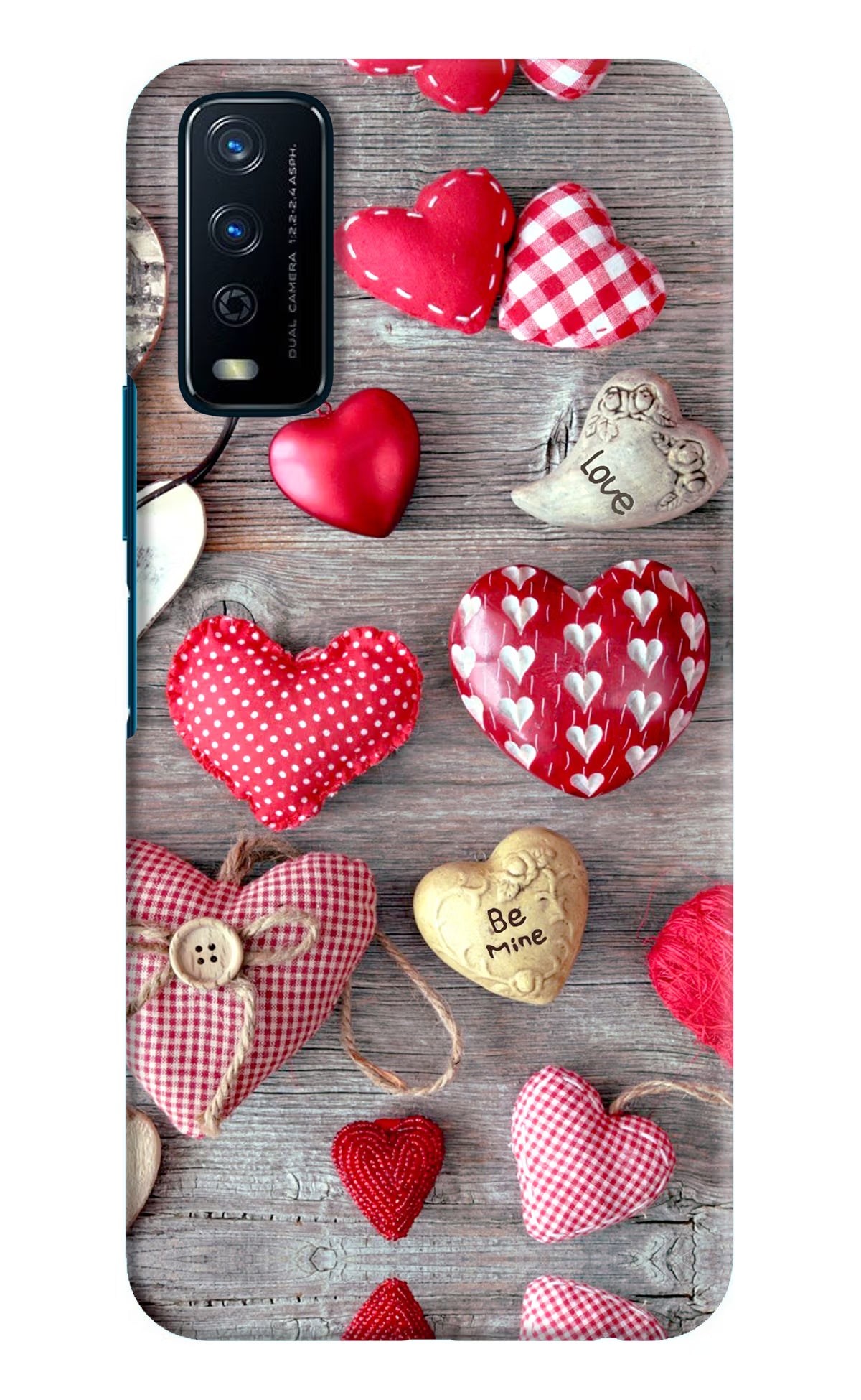 Love Wallpaper Vivo Y12s Hard Case Back Cover by Casekaro