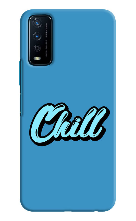 Chill Vivo Y12s Hard Case Back Cover by Casekaro