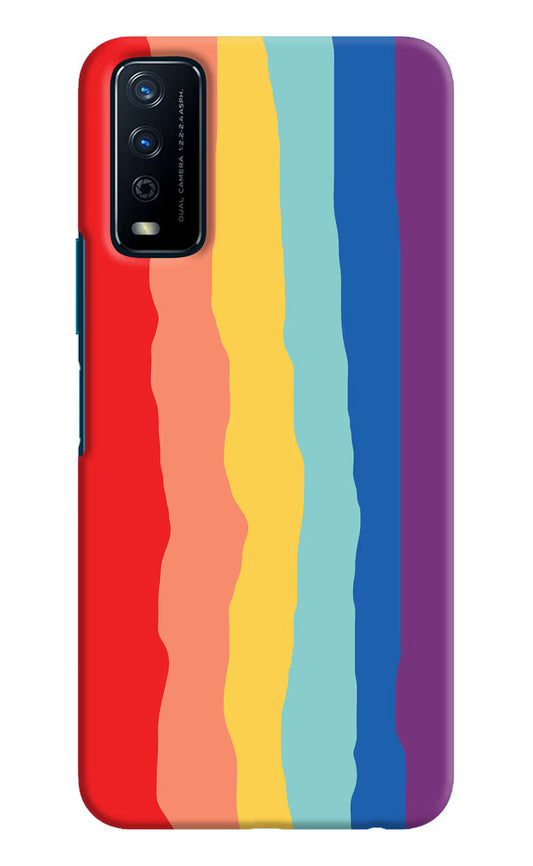 Rainbow Vivo Y12s Hard Case Back Cover by Casekaro