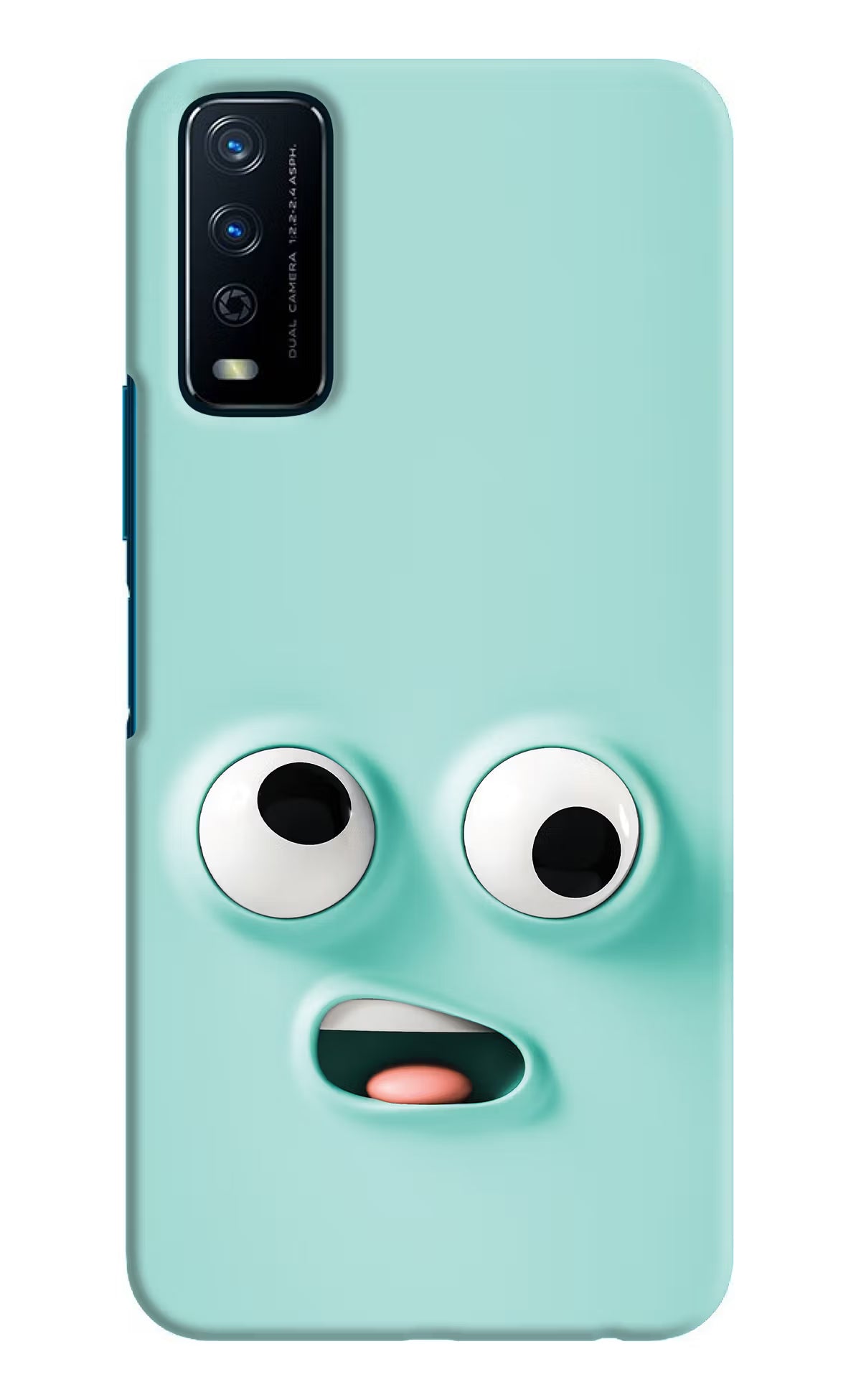 Funny Cartoon Vivo Y12s Hard Case Back Cover by Casekaro