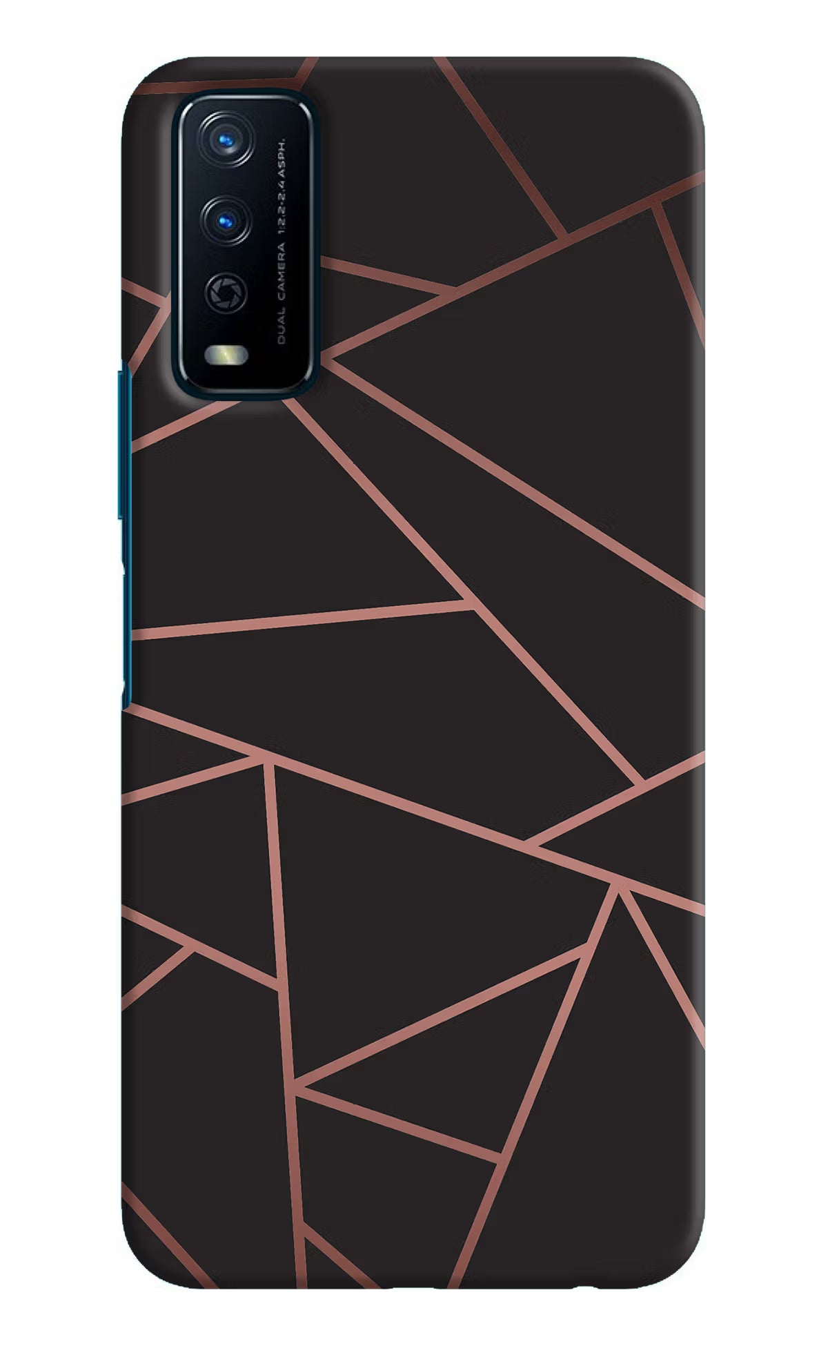 Geometric Pattern Vivo Y12s Hard Case Back Cover by Casekaro
