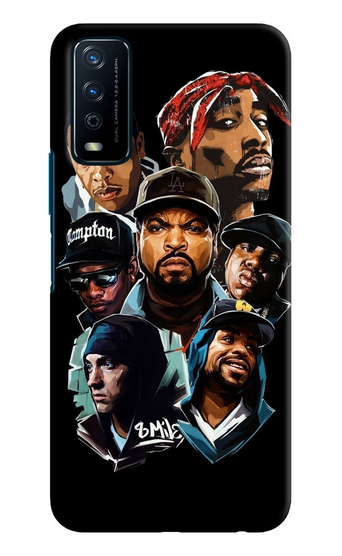 Rappers Vivo Y12s Hard Case Back Cover by Casekaro