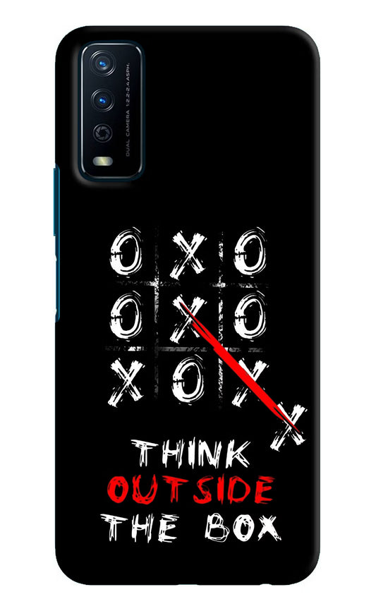 Think out of the BOX Vivo Y12s Hard Case Back Cover by Casekaro