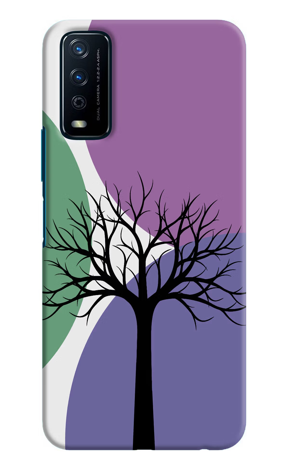 Tree Art Vivo Y12s Hard Case Back Cover by Casekaro
