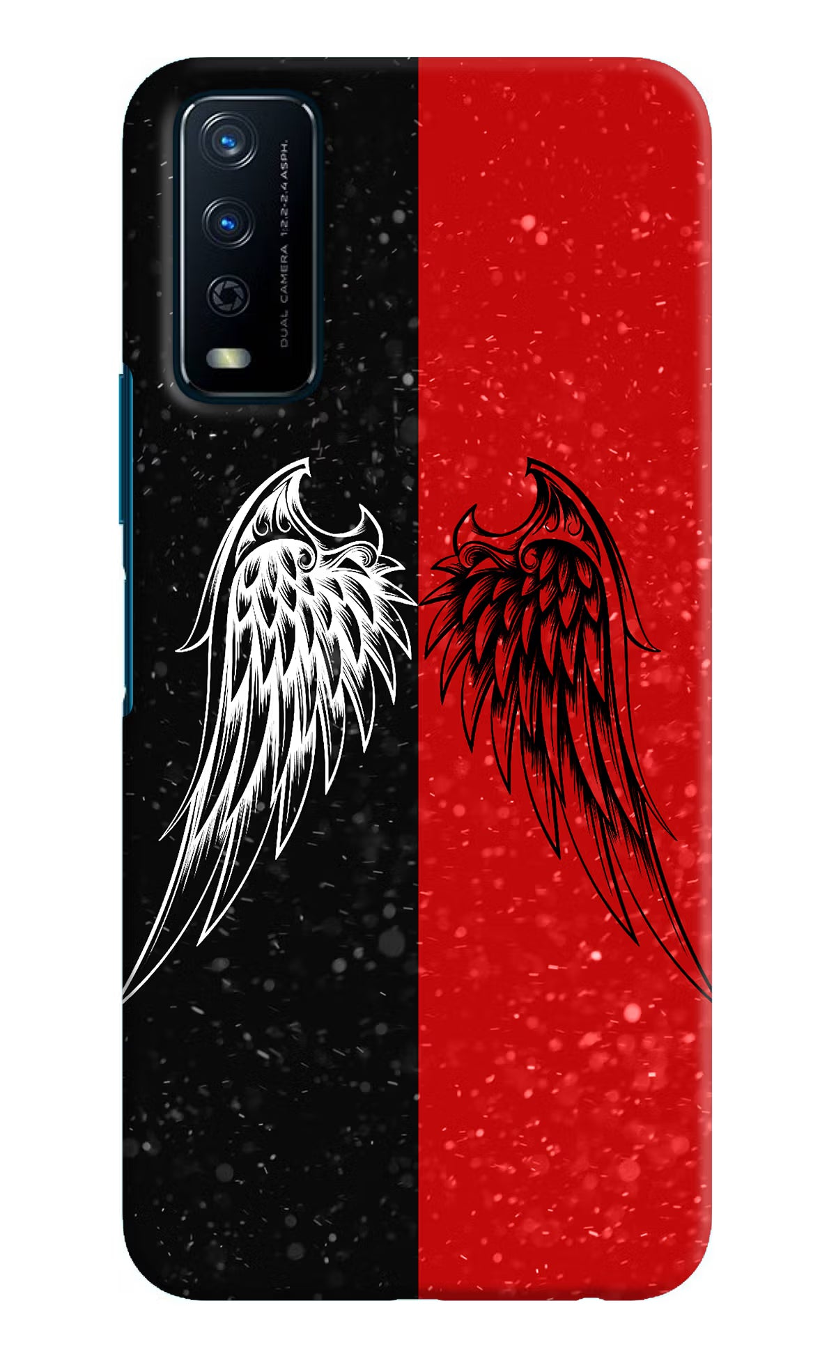 Wings Vivo Y12s Hard Case Back Cover by Casekaro