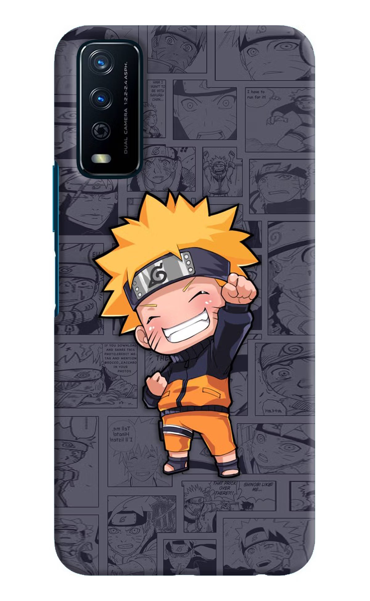 Chota Naruto Vivo Y12s Hard Case Back Cover by Casekaro