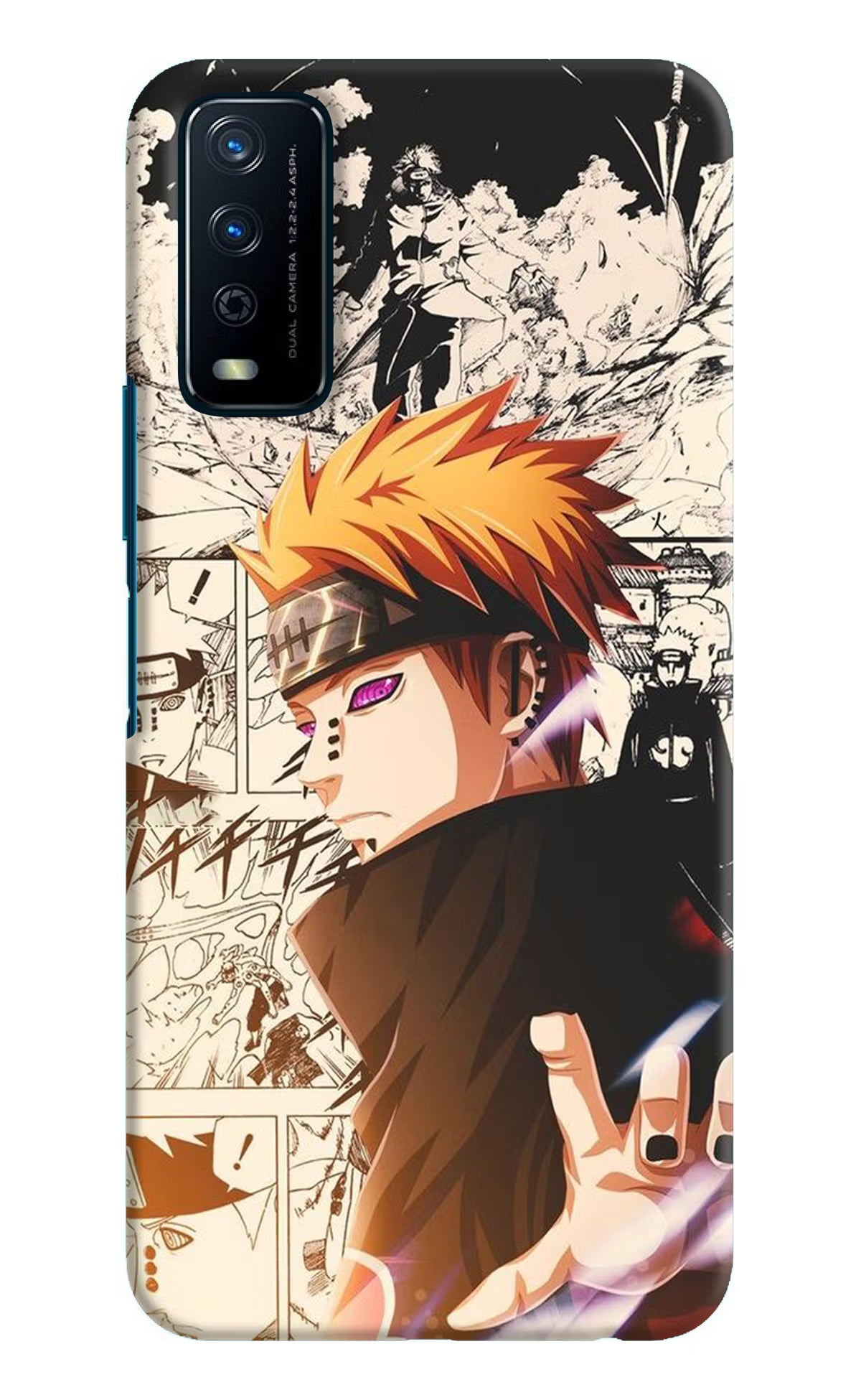 Pain Anime Vivo Y12s Hard Case Back Cover by Casekaro