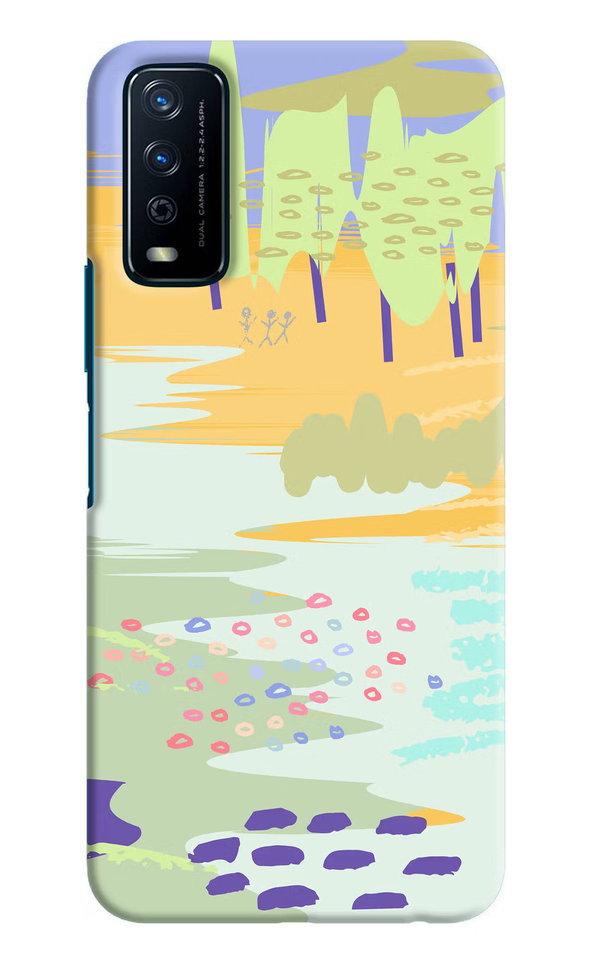 Scenery Vivo Y12s Hard Case Back Cover by Casekaro
