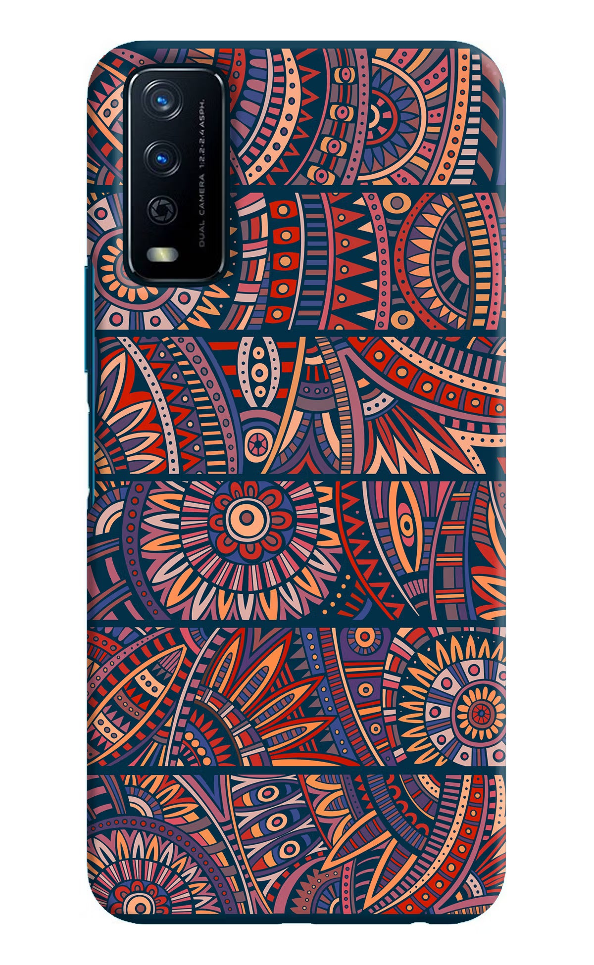 African Culture Design Vivo Y12s Hard Case Back Cover by Casekaro