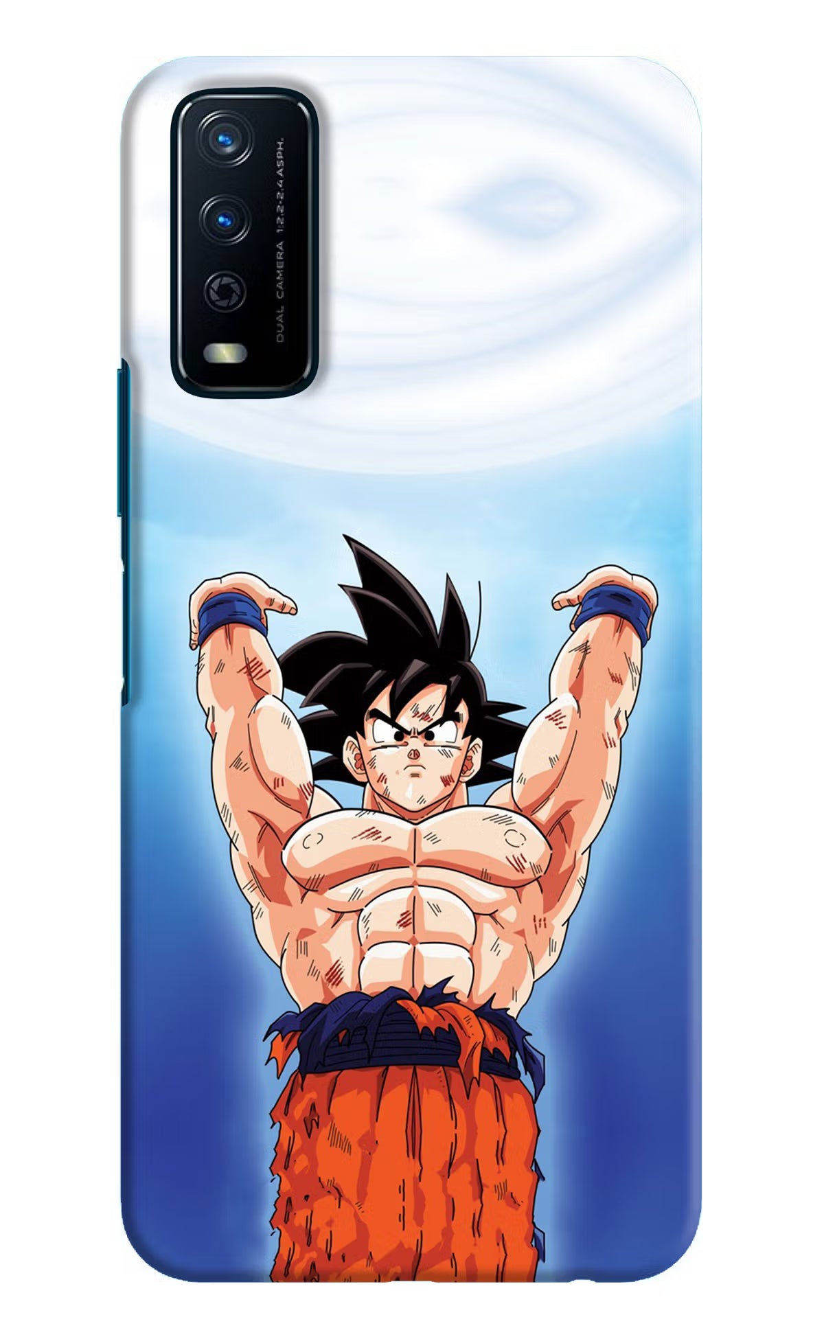 Goku Power Vivo Y12s Hard Case Back Cover by Casekaro