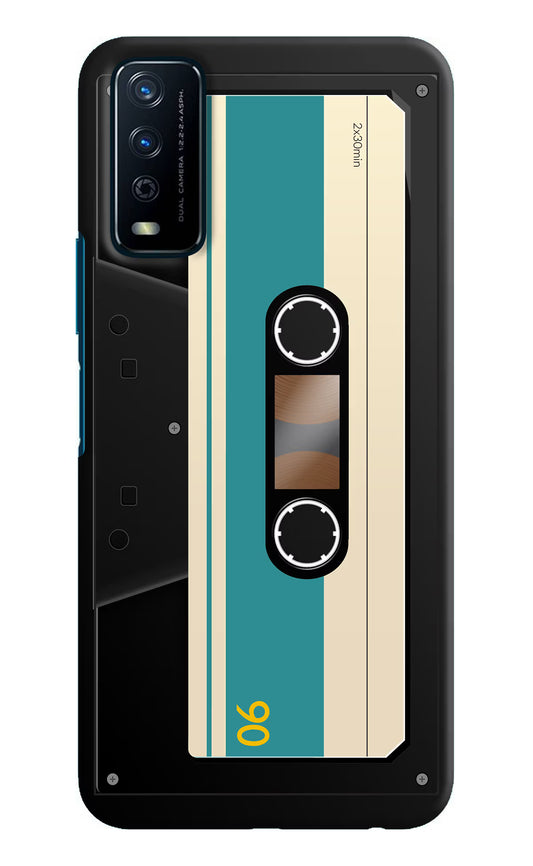 Cassette Vivo Y12s Hard Case Back Cover by Casekaro