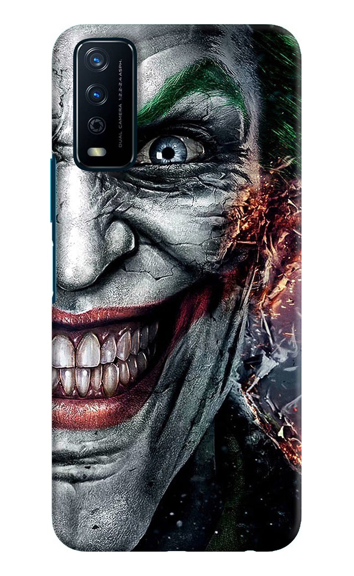 Joker Cam Vivo Y12s Hard Case Back Cover by Casekaro