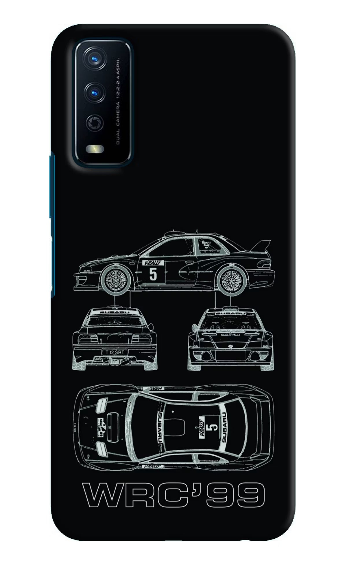 WRC'99 Vivo Y12s Hard Case Back Cover by Casekaro