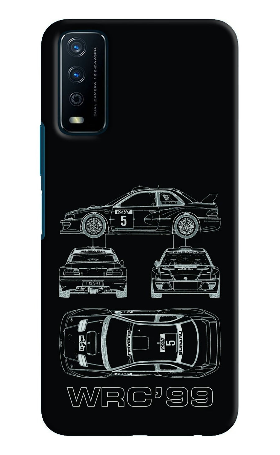 WRC'99 Vivo Y12s Back Cover, Hard case