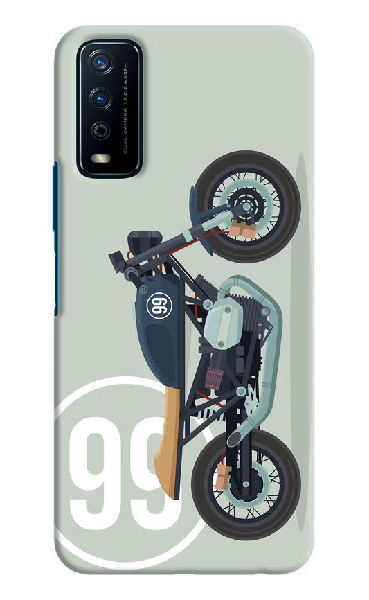 Classic Cafe Racer 99 Vivo Y12s Hard Case Back Cover by Casekaro