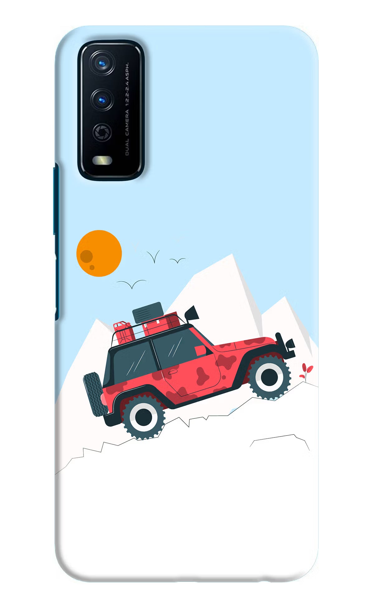 Mountain Trail Beast Vivo Y12s Hard Case Back Cover by Casekaro