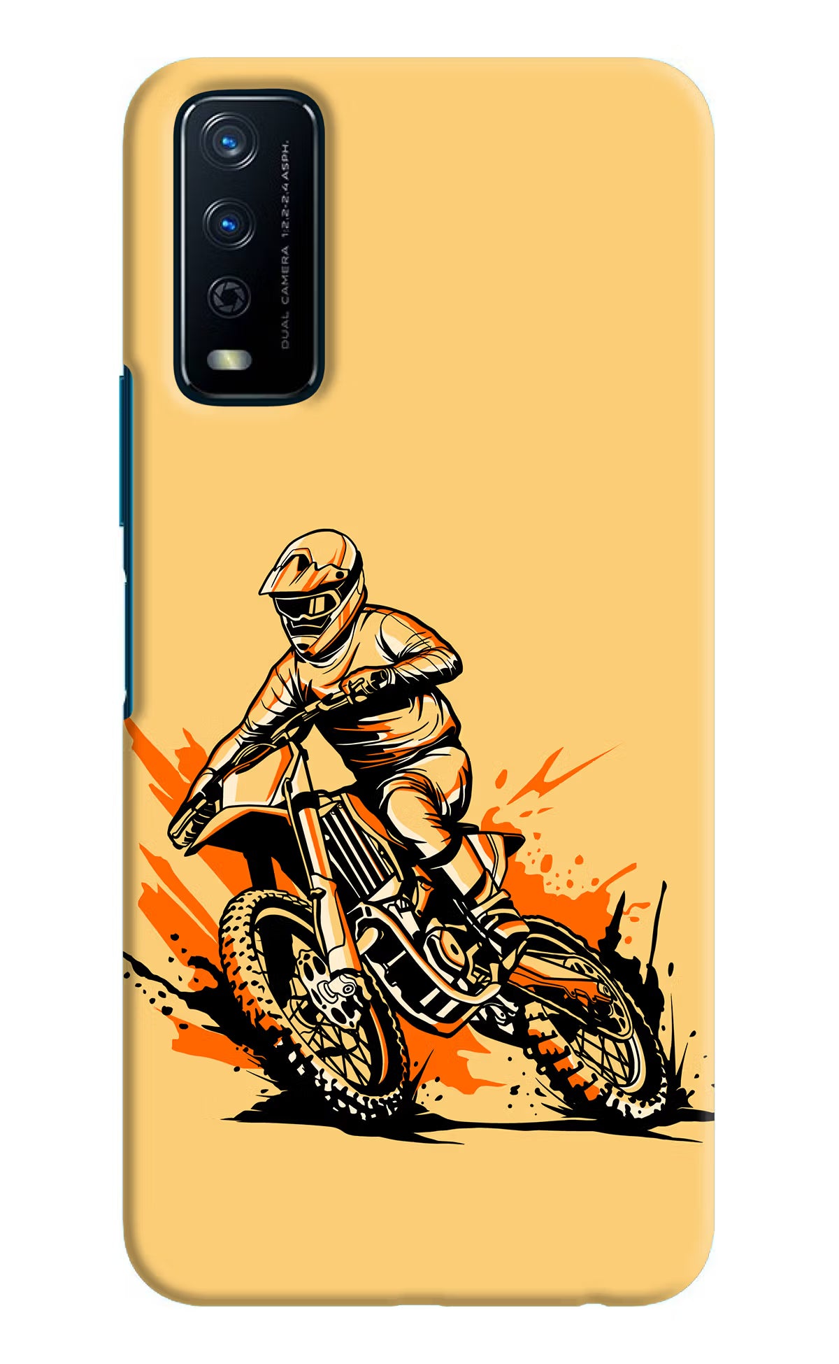 Off-Road Fury Vivo Y12s Hard Case Back Cover by Casekaro