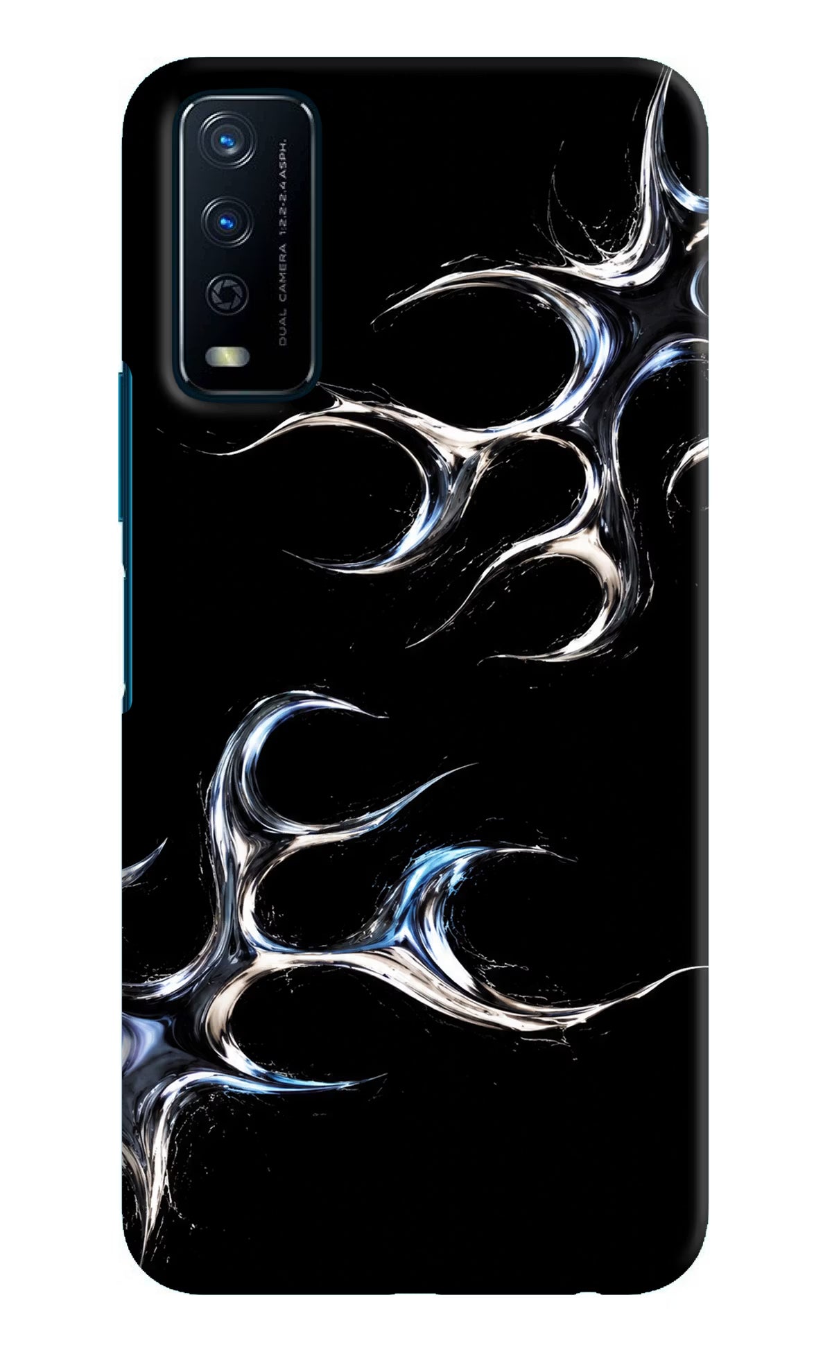 Chrome Tribal Vivo Y12s Hard Case Back Cover by Casekaro