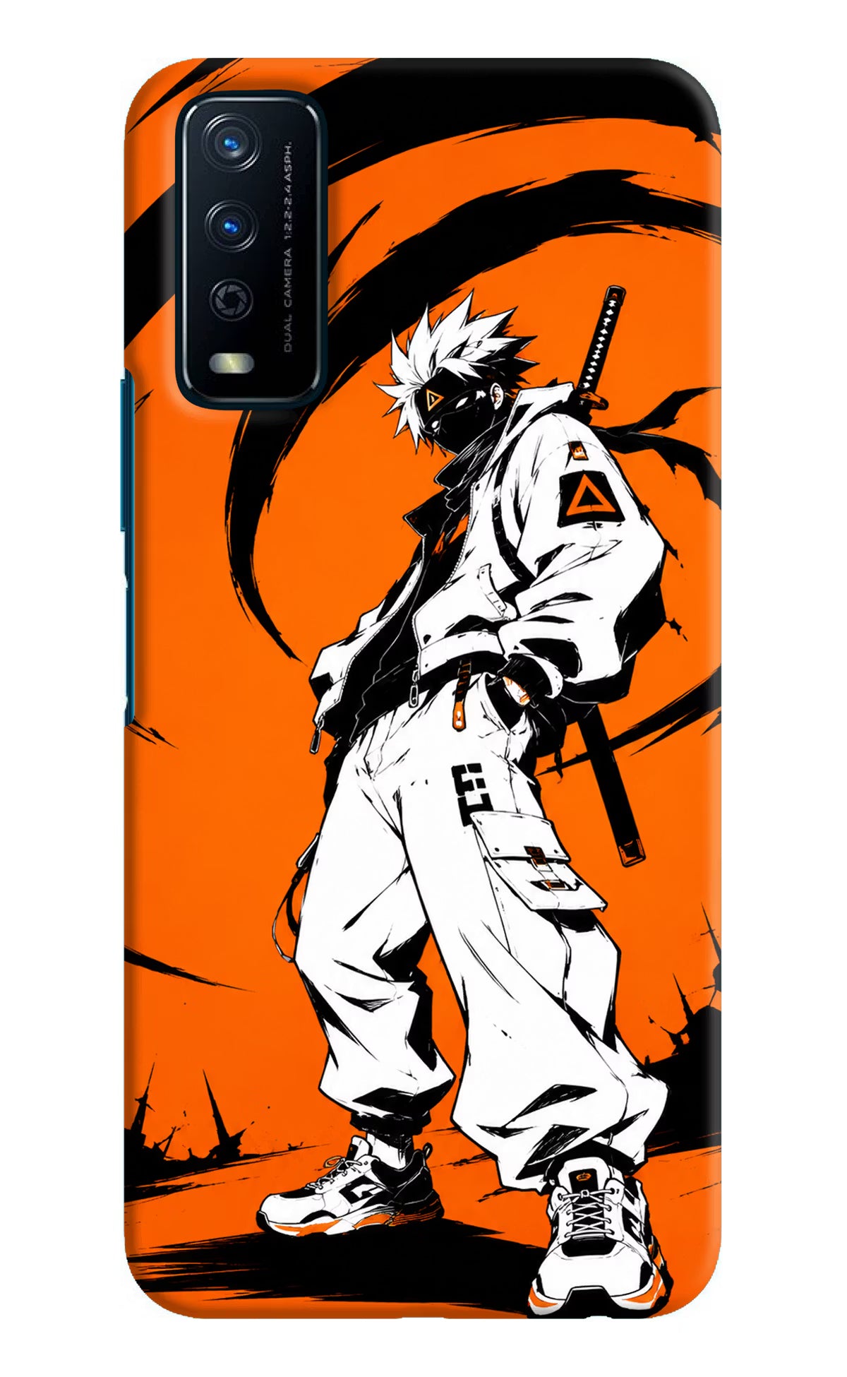Street Samurai  Vivo Y12s Hard Case Back Cover by Casekaro