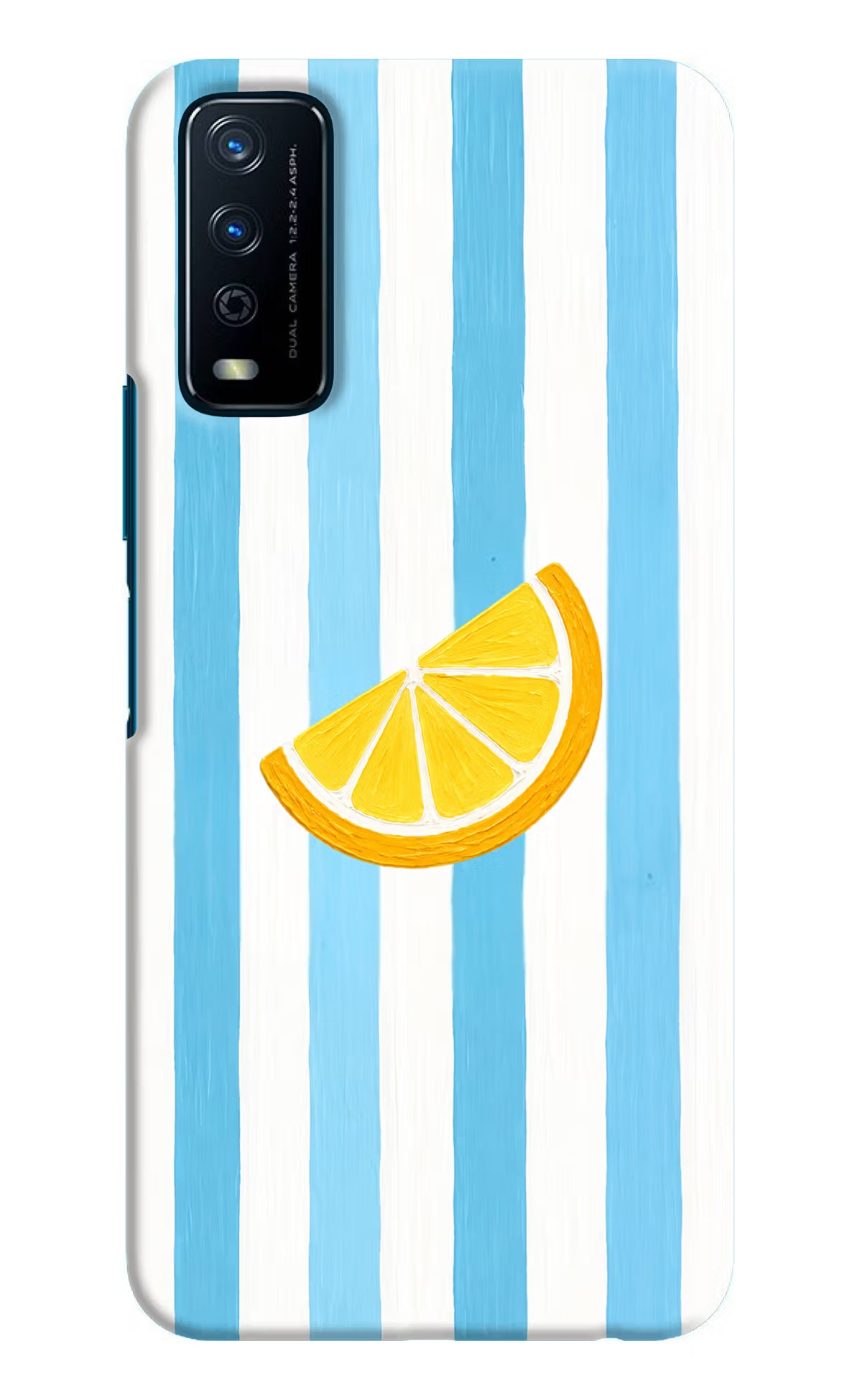 Summer Lemon Vivo Y12s Hard Case Back Cover by Casekaro
