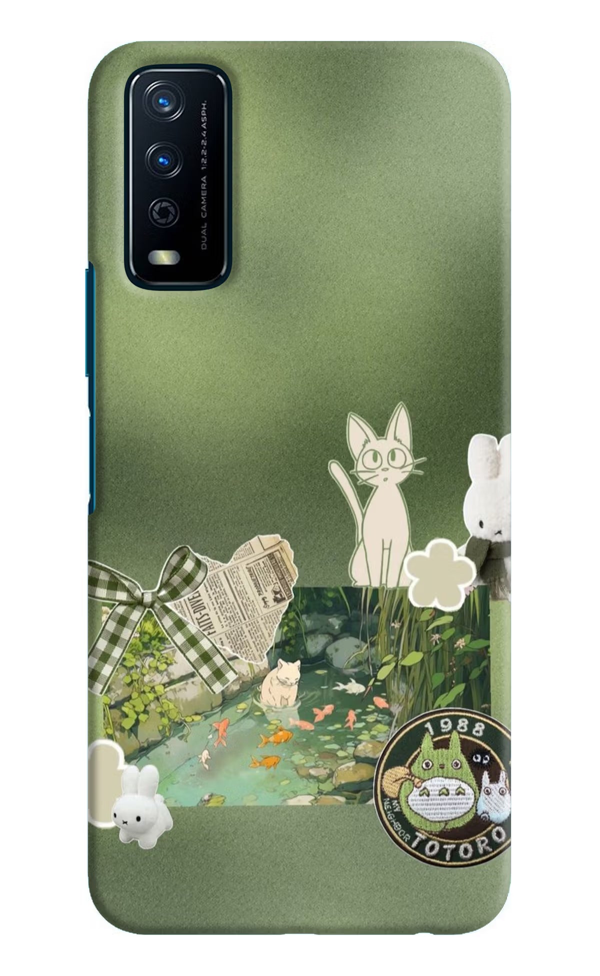 Aesthetic anime Vivo Y12s Back Cover
