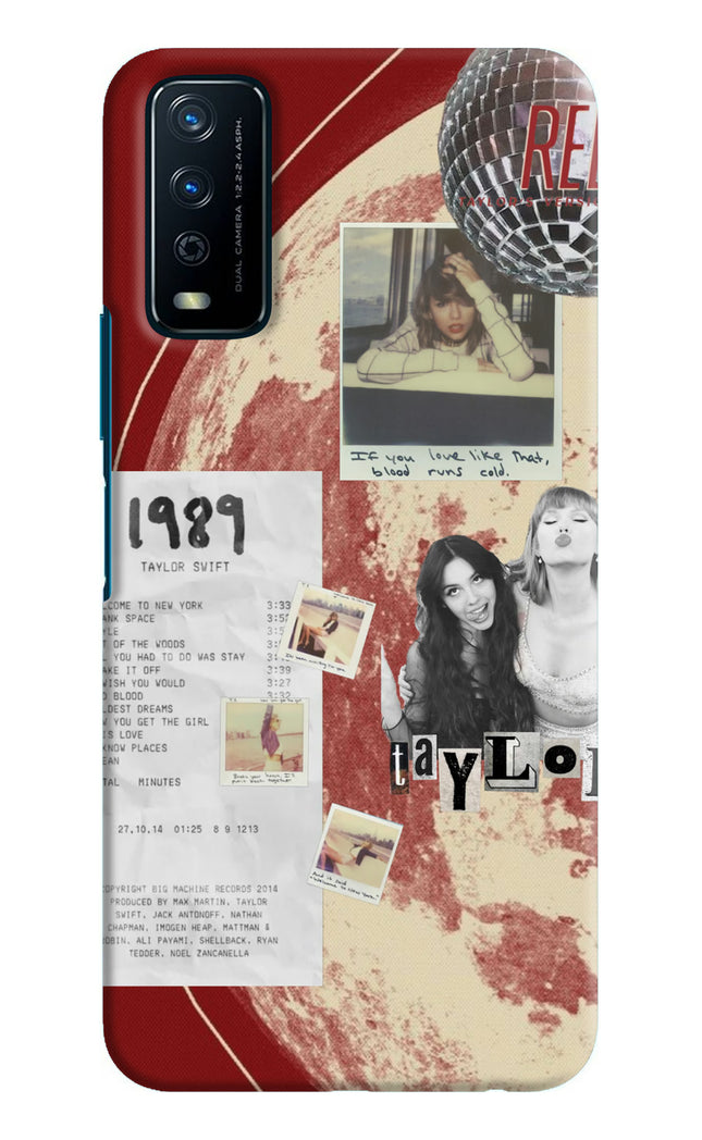 Taylor Swift Vivo Y12s Hard Case Back Cover by Casekaro