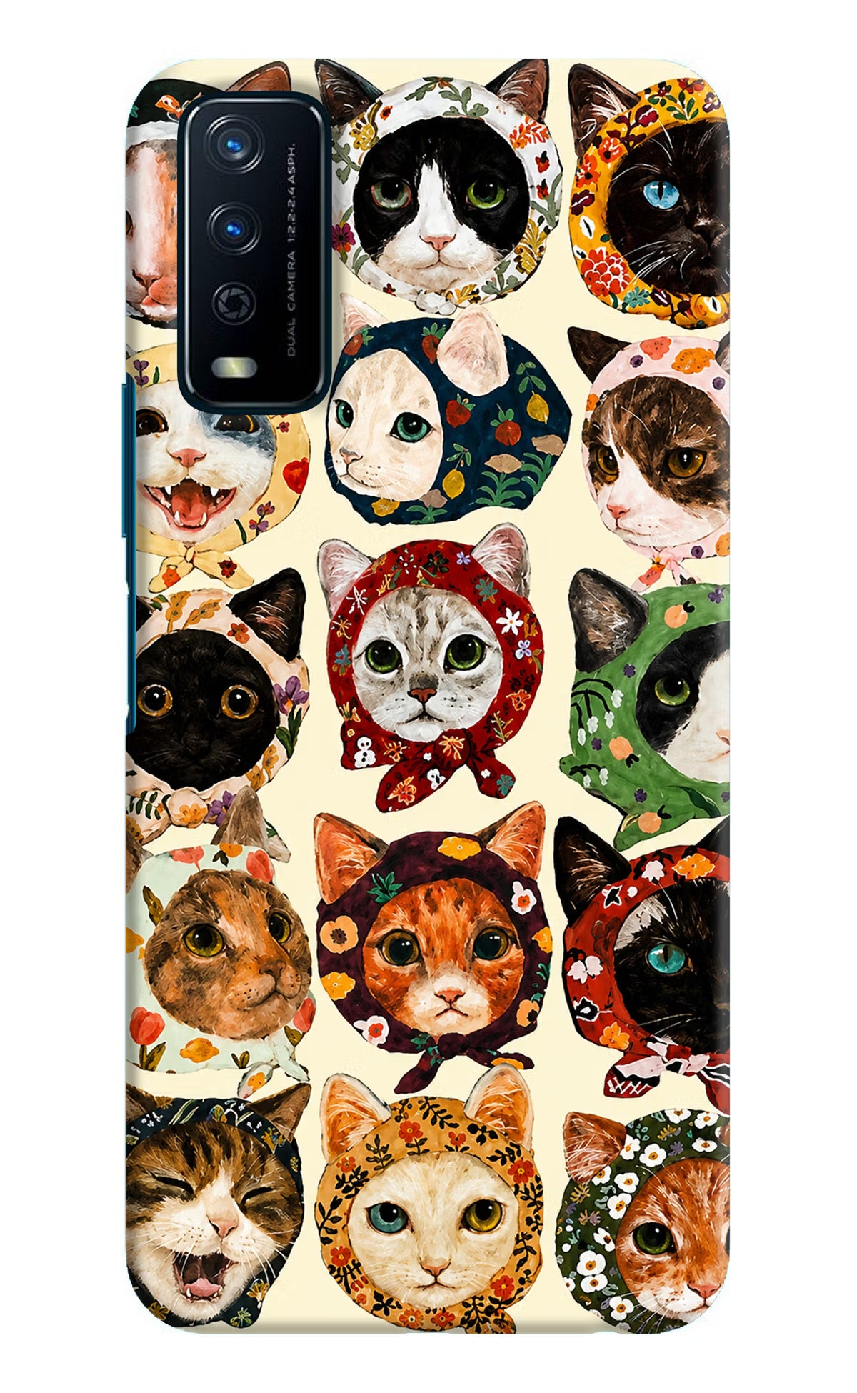 Cool Cat Vivo Y12s Back Cover