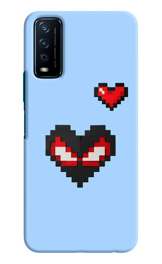 Peter Heart Vivo Y12s Hard Case Back Cover by Casekaro