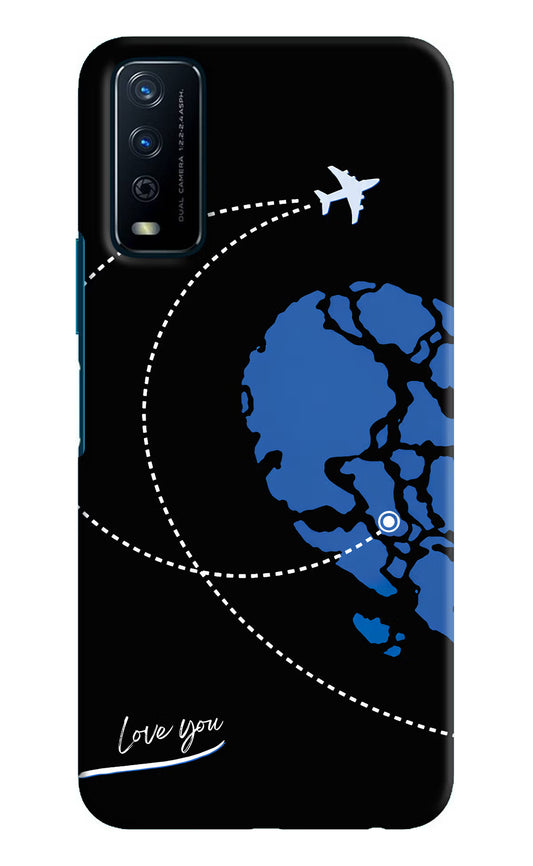 Love Orbit Vivo Y12s Hard Case Back Cover by Casekaro