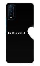 This World Vivo Y12s Hard Case Back Cover by Casekaro