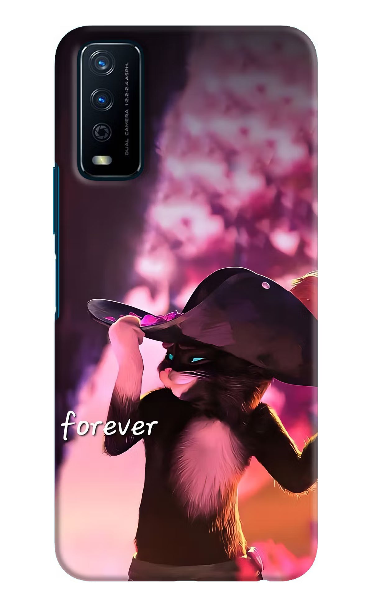 Forever Cat Vivo Y12s Back Cover