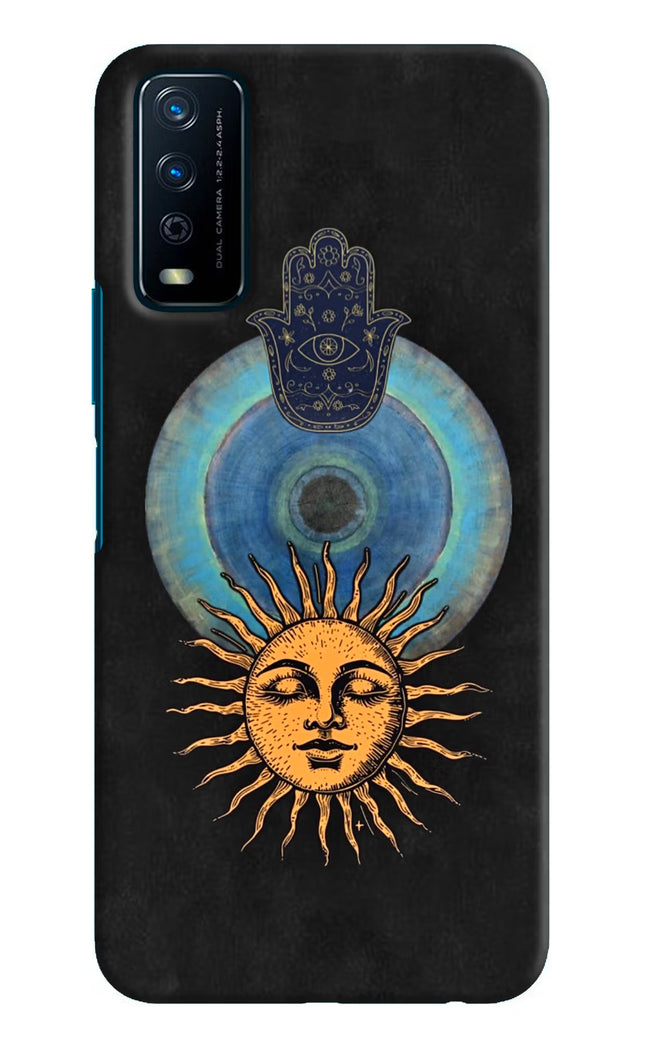 Divine Sun Vivo Y12s Hard Case Back Cover by Casekaro